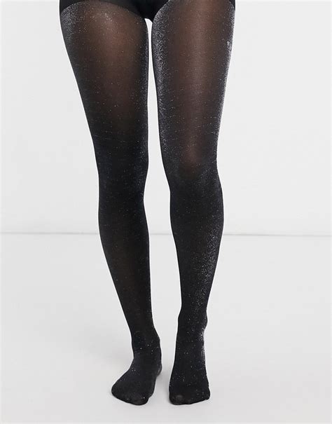 Gipsy Glitter Sparkle Tights In Black Shopstyle Hosiery