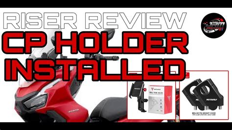 Honda Adv Handlebar Riser Review X Cp Holder Installation