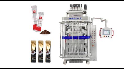 Samfull Instant Dry Coffee Powder Stick Packing Machine Multilane Coffee Stick Packaging