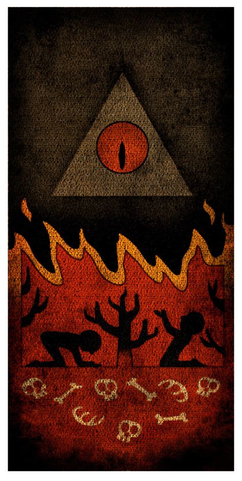 Gravity Falls Banner Bill Cipher Etsy