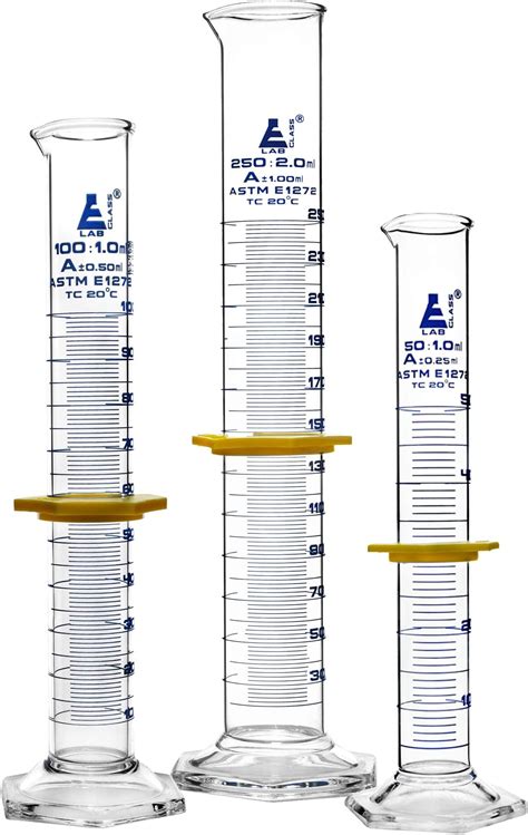 Amazon Eisco Graduated Cylinder Ml Class A Tolerance Ml