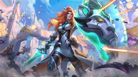 Battle Lion Leona Lol Skin K K C Wallpaper Pc Desktop