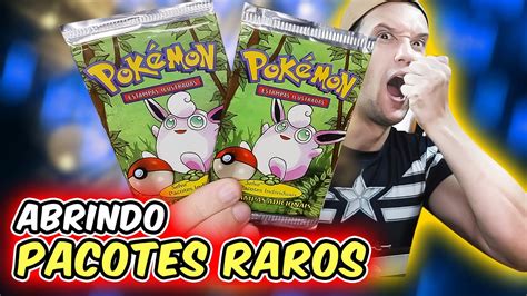 Abri Pacotes Pokemon Raros De Capit O Hunter Cartas Pokemon Tcg