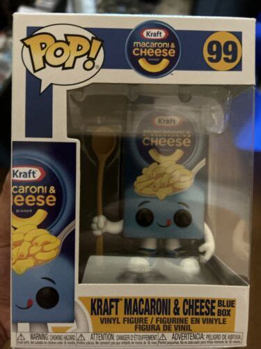 Funko Pop Vinyl Kraft Kraft Macaroni Cheese With Blue Box