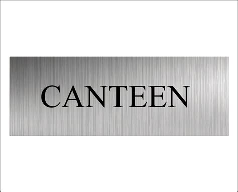 Canteen Signs