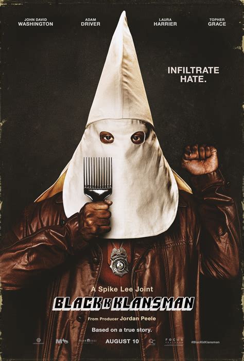 BlacKkKlansman (#1 of 3): Extra Large Movie Poster Image - IMP Awards