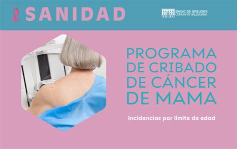 El Síndic pide a Sanidad que incluya en los programas de cribado de