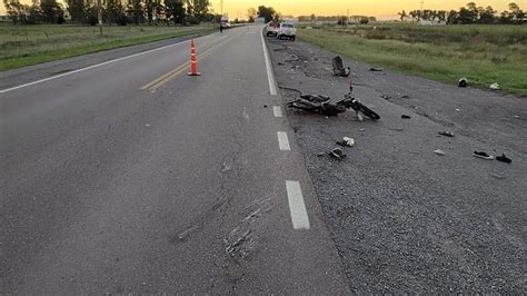 Accidente fatal en Ruta 5 Murió un joven motociclista