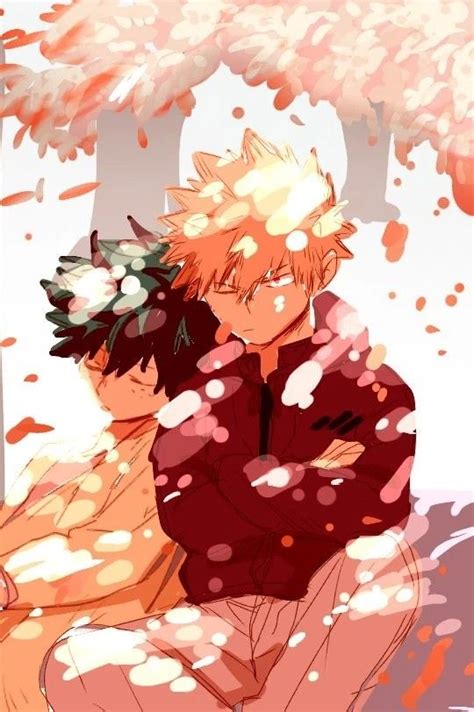 Katsuki Bakugou X Izuku Midoriya Katsudeku Bakudeku Bnha Mha Fondo De Anime Fondo De