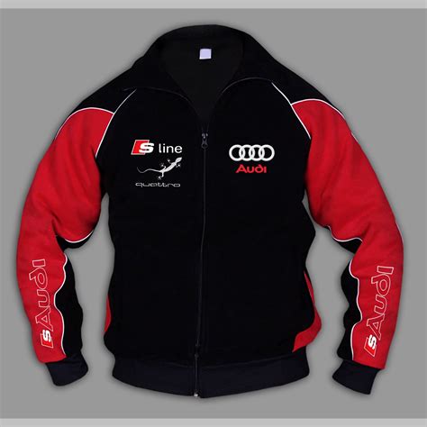 Handmade Audi S Line Quattro Jacket Sweat Sweatshirt Zip Rs A Etsy