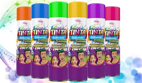 Tinta Spray Cabelo Graffite Nh O Mundo Em Papelaria