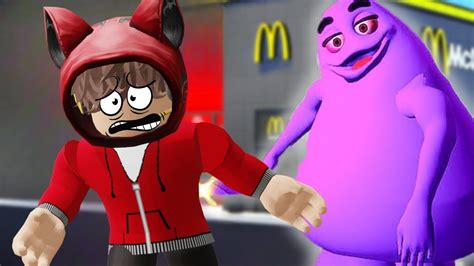 Twarz UCIEKAM Przed GRIMACE SHAKE W ROBLOX YouTube