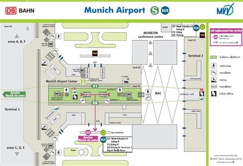 Munich airport terminal 2 map - Muc terminal 2 map (Bavaria - Germany)