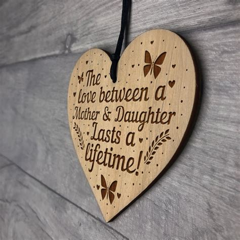 Special Mother And Daughter Plaque T For Mum Daughter