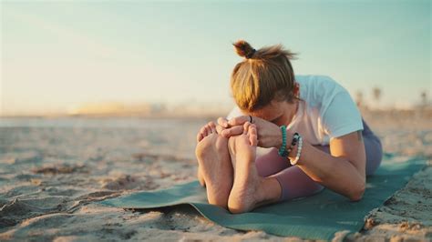 Morning Yoga Poses On The Beach | Beach Yoga