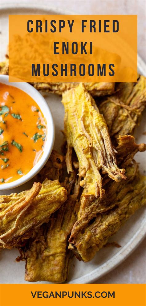 Get A Load Of These Crispy Enoki Fried Mushrooms Made In The Air Fryer Deep Fried Instructions