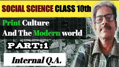 Print Culture And The Modern World Class 10 History Class 10 Print