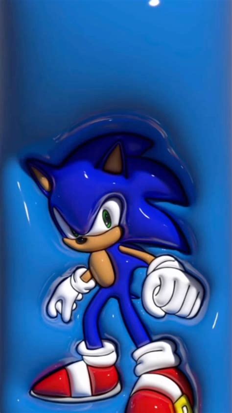 3D sonic wallpaper 💙🕸️! | Iphone dynamic wallpaper, 3d wallpaper cute ...