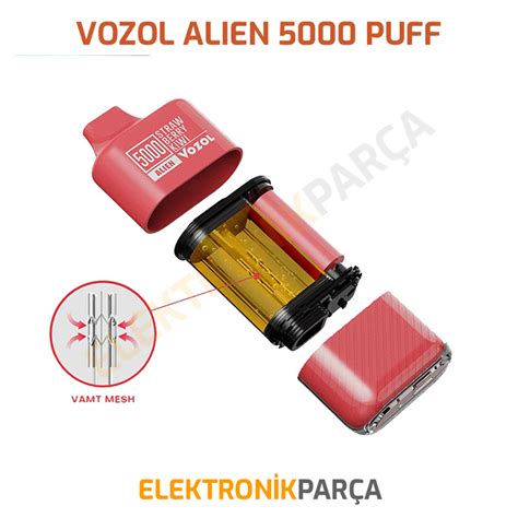 Vozol Alien 5000 Puff Elektronik Sigara ve Yedek Parça