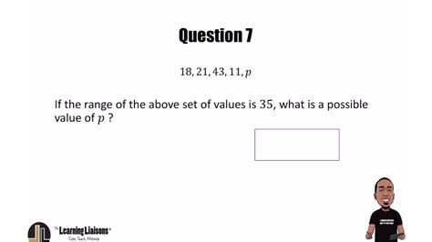 Praxis Core Math Practice Problem Range Youtube