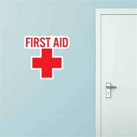 First Aid Graphic First Aid Symbol Sign Sticker Genius