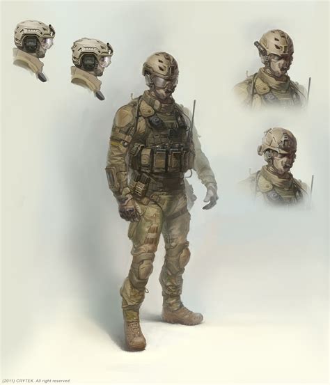 ArtStation - my concept art for crytek (us future soldier)