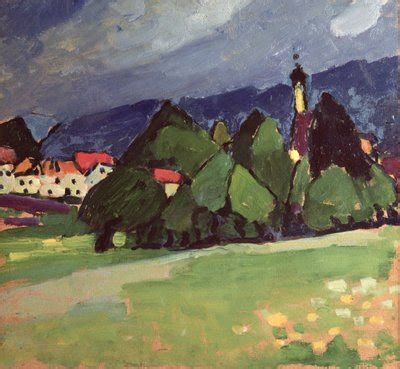 Landscape Murnau By Alexej Von Jawlensky Fine Art Print