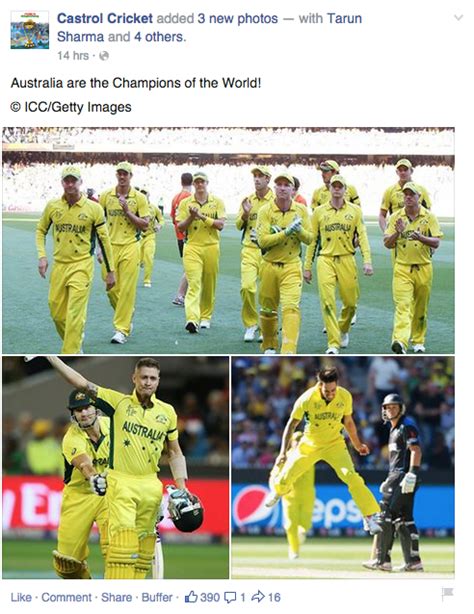 Cricket Australia sponsors slow to jump on team's Cricket World Cup ...