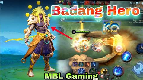 Mobile Legends New Skin Badang Mobile Legends Mod Skin Mbl