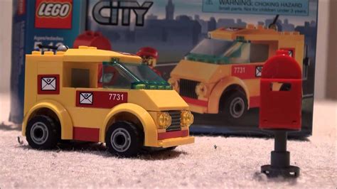 Lego Review Lego City Mail Van 7731 Youtube