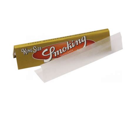 Smoking Gold Kingsize Slim Feuilles A Rouler