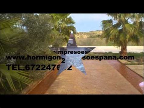 HORMIGON IMPRESO MUSEROS 672247692 VALENCIA YouTube