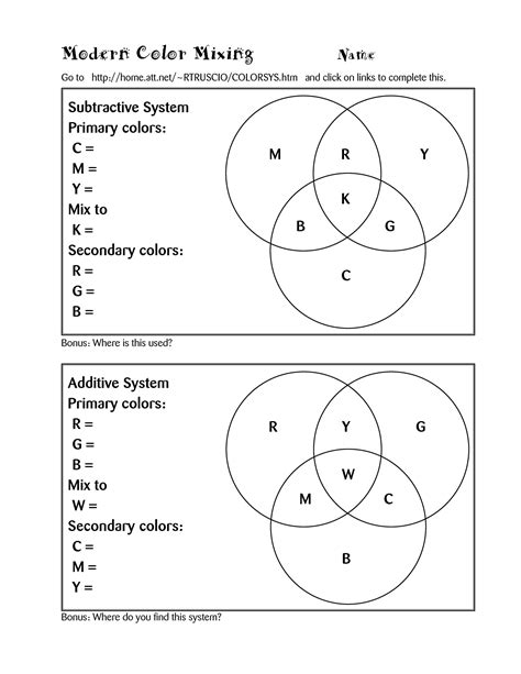 11 Best Images Of Primary And Secondary Colors Worksheet Secondary