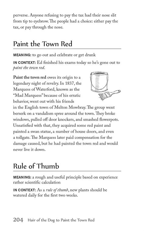 Paint the town red idiom - vicaram