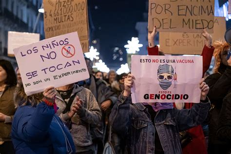 Fotogaler A Protestan Los Antivacunas En El Mundo