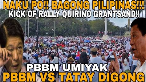 Hala Bagong Pilipinas Kick Of Rally Libo Libong Tao Dumalo Tatay