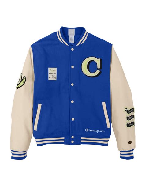 Mens Letterman Jacket Big C Champion