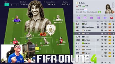 FIFA ONLINE 4 RUUD GULLIT ICON BÁ ĐẠO NHƯ THẾ NÀO TRONG FO4 ĐẠI CHIẾN