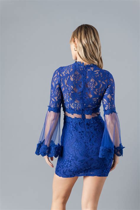 Kenana. Vestido Encaje Manga Larga (Exclusivo Pagina)