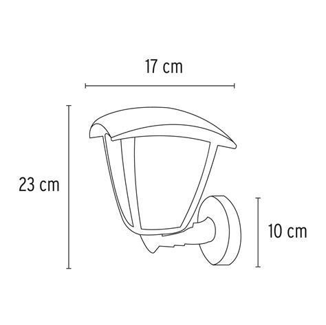 Arbotante Farol Soportado De Led W Todo Truper