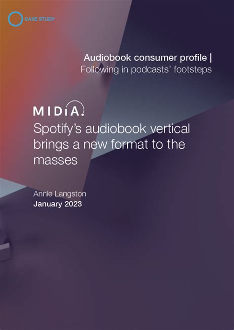 Spotifys Audiobook Vertical Brings A New Format To The Masses