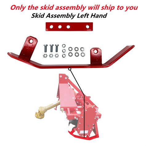 Left Hand Skid Shoe Kit for King Kutter Tiller Skid Shoe Replaces