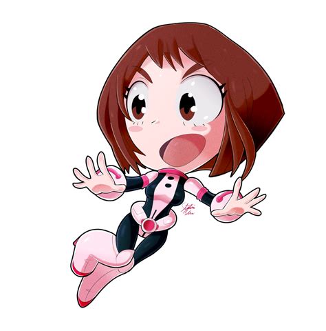 Ochaco Uraraka Chibi By Staticblu On Deviantart