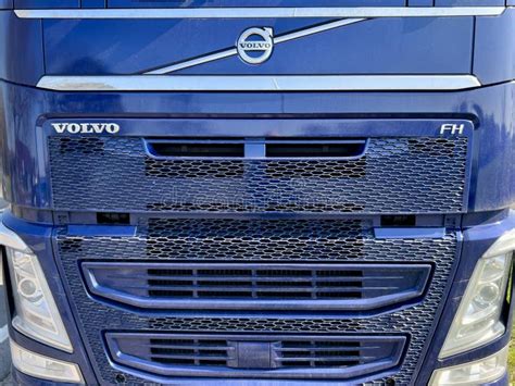 Volvo Trucks Logo on the Front of a Truck. Editorial Photo - Image of ...