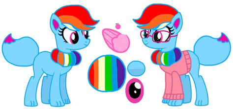 98401 safe artist eeviart artist 徐詩珮 rainbow dash mlp oc oc