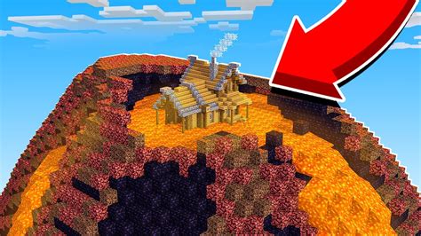 Ma Maison ApparaÎt Dans Un Volcan De La Mort Sur Minecraft Passage