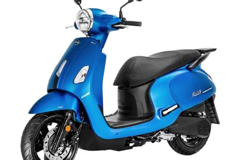 Retro Banget Motor Matic Ala Vespa Ini Bakal Saingi Honda Scoopy