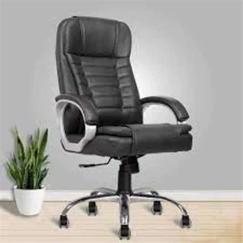 Leather High Back Boss Office Chair Fixed Arm At Rs In Kolkata