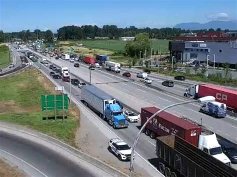 Traffic Alert Highway 99 In Delta Reopens After Truck Hit Overpass