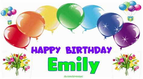 Happy Birthday Emily images gif